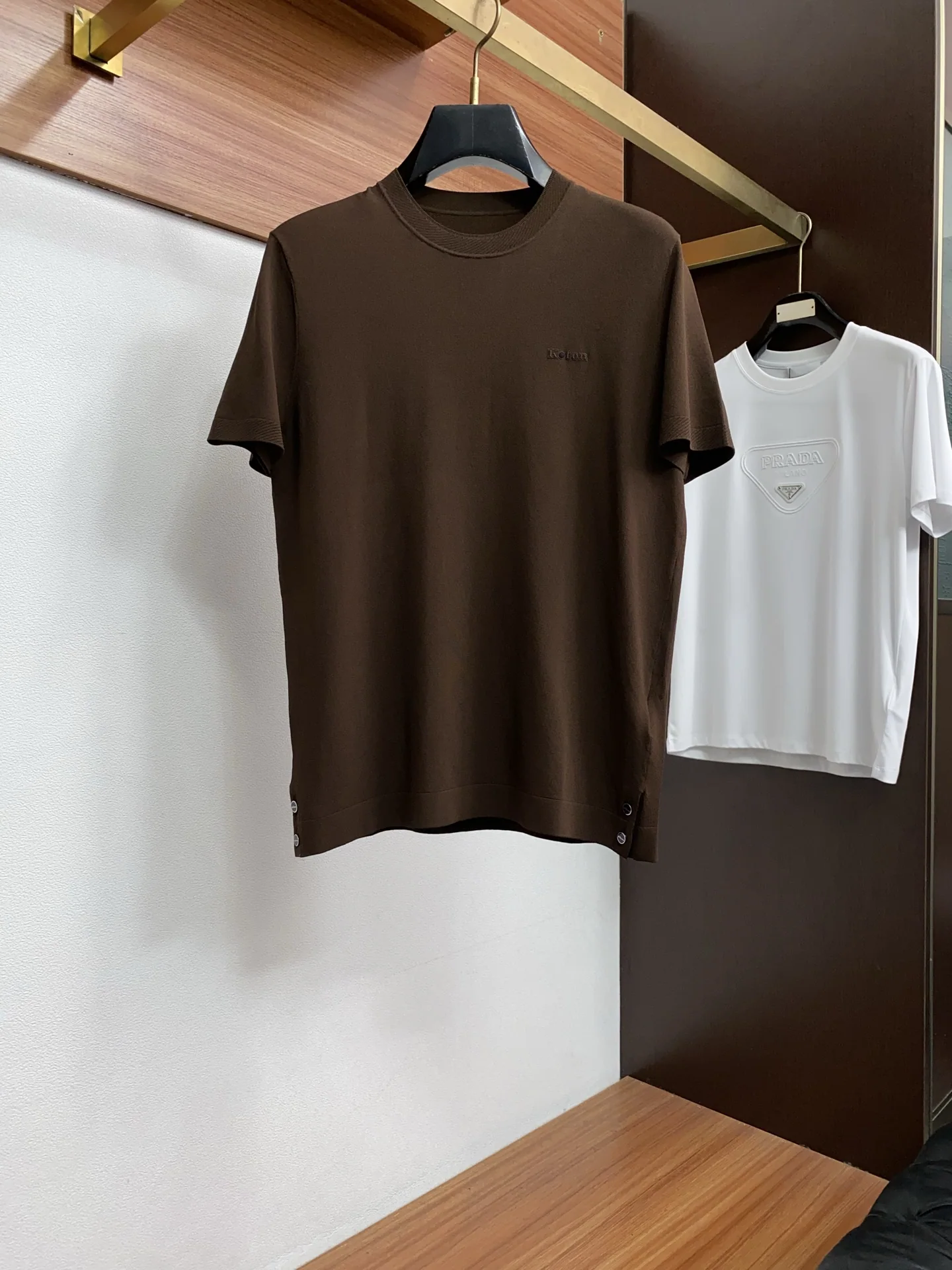 키톤 남성 크루넥 반팔 셔츠 132354