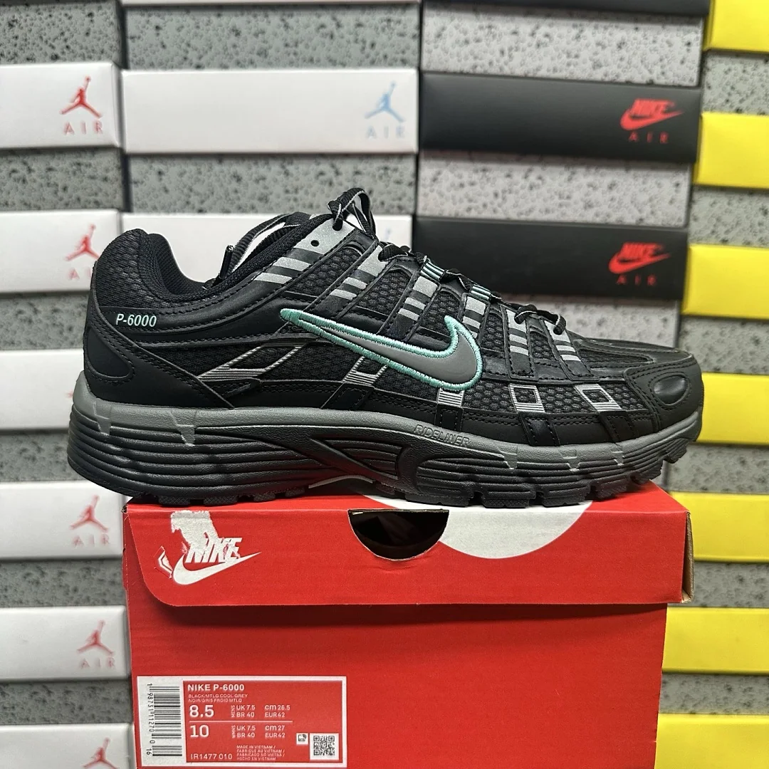 나이키 [PE] P 6000 IR1477-010 201755 Nike P-6000 Black Hyper Turquoise Cool Grey