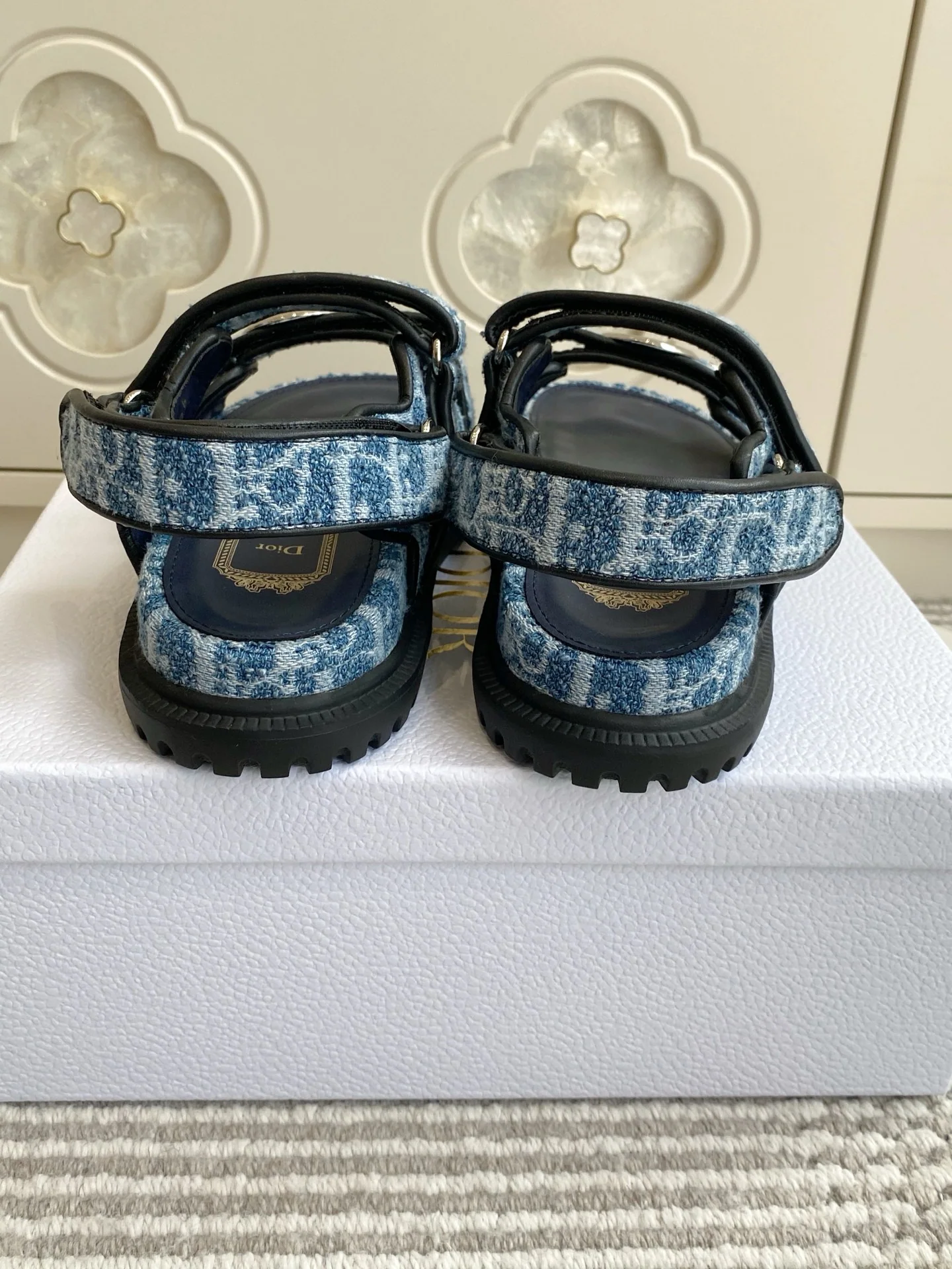 디올 마이 더블 스트랩 플랫폼 샌들 상세 이미지 8