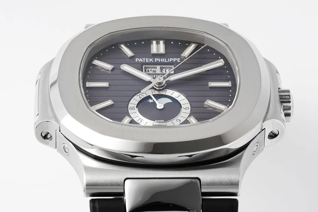 파텍필립 노틸러스 5726 애뉴얼 캘린더 러버스트랩 스틸 PPF 공장 레플리카 44074 Patek Philippe 상세 이미지 6