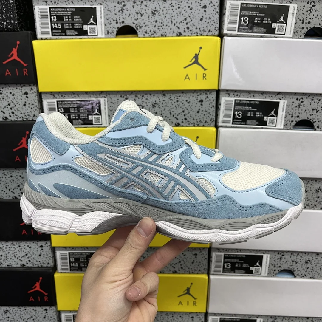 아식스 [ZC] 젤 NYC 1203A383-107 200327 Asics Gel-NYC Cream Arctic Sky 상세 이미지 3
