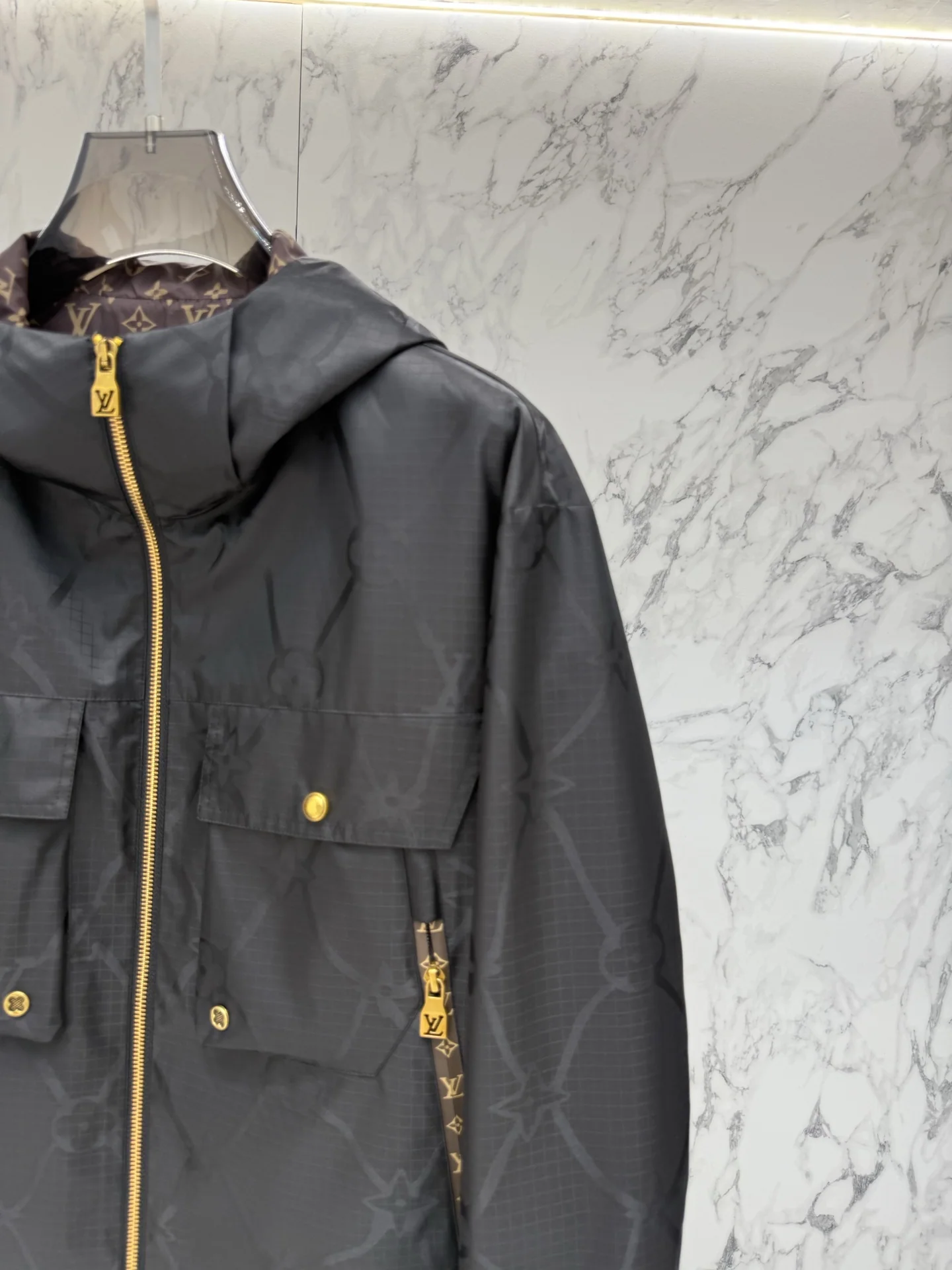 루이비통 26 SS 후드 집업 자켓 19428 Louis Vuitton 상세 이미지 6