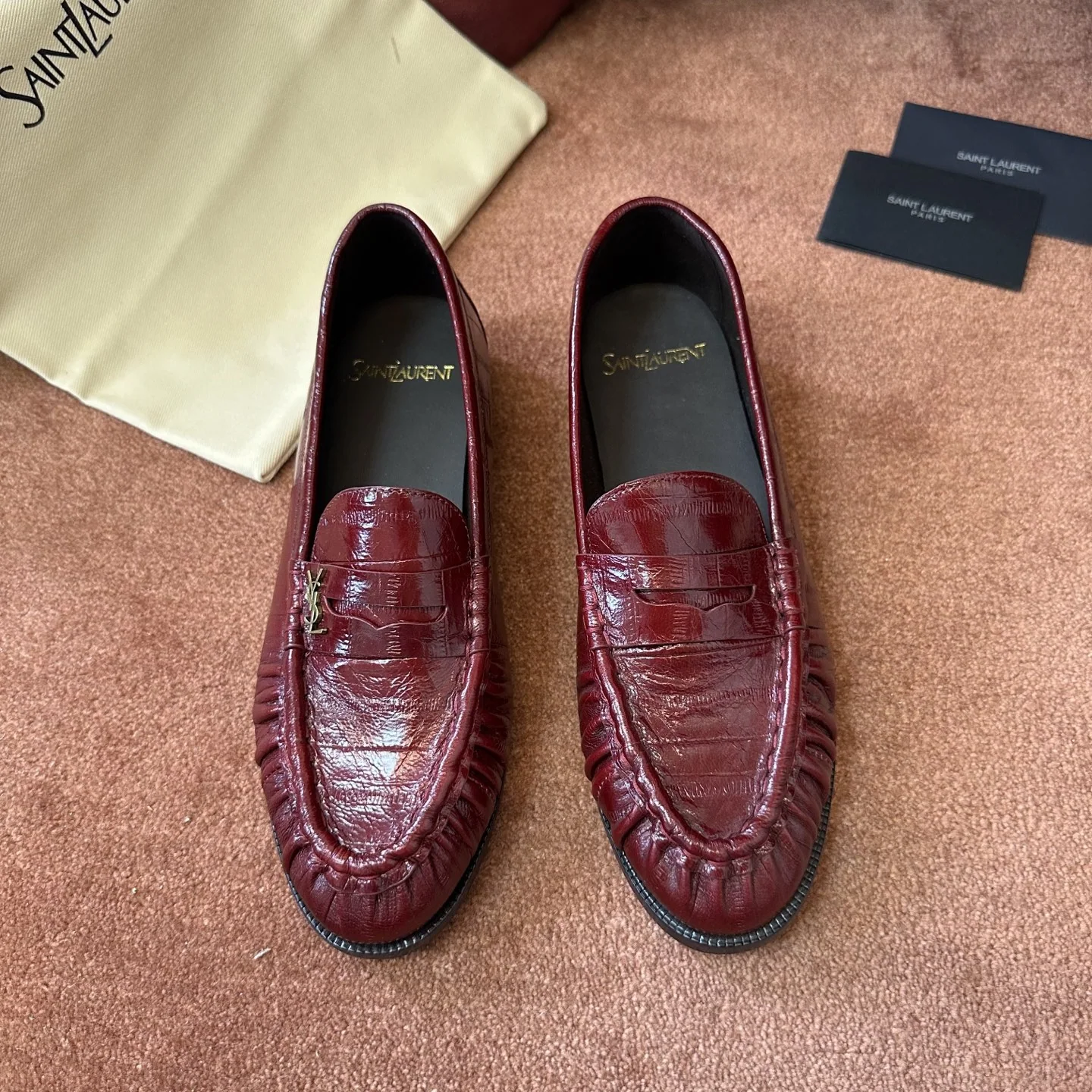 생로랑 YSL 앞코 덮인 뮬 상세 이미지 1