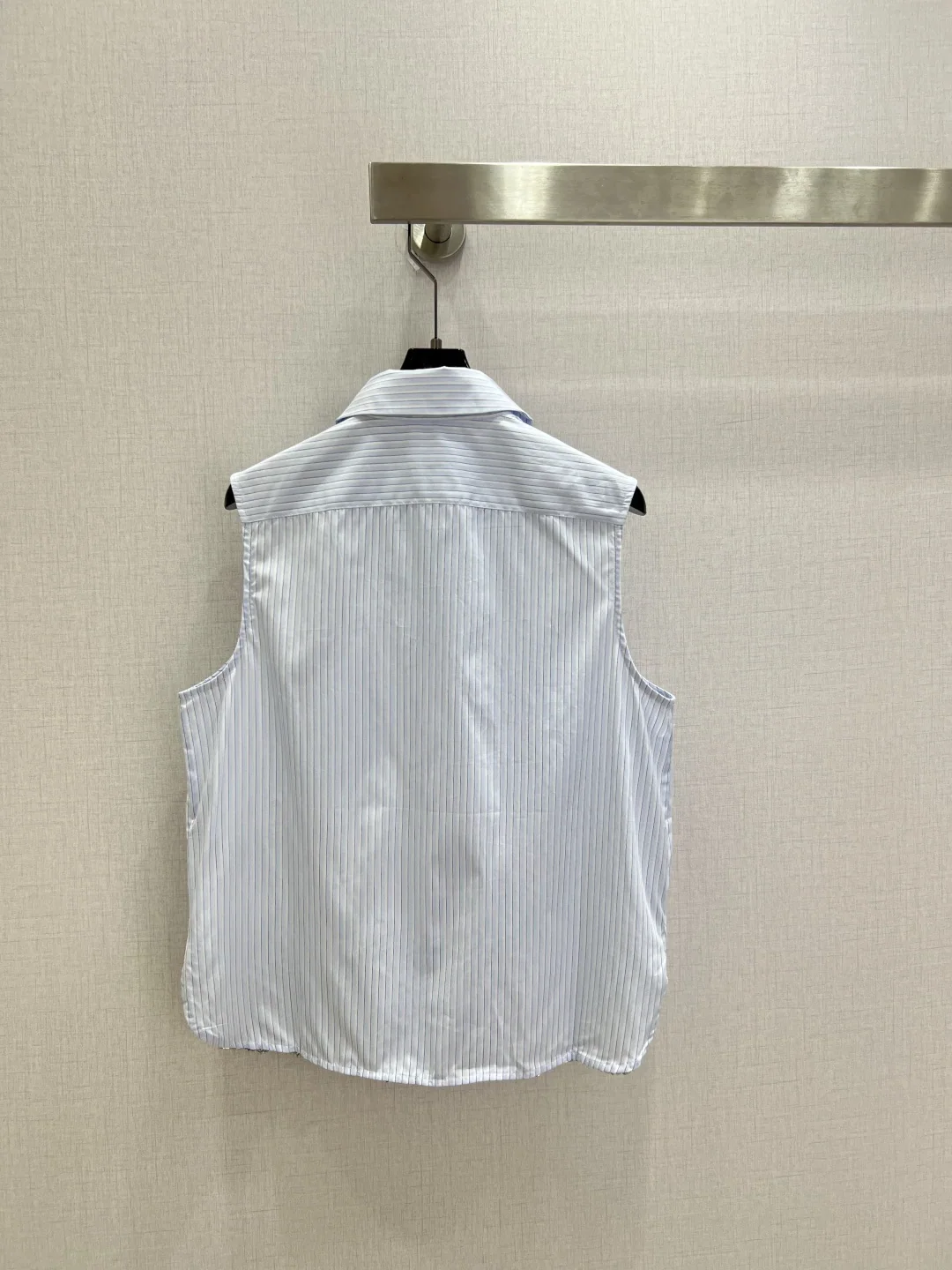 샤넬 자수 카라 민소매 셔츠 여성의류 상세 이미지 9