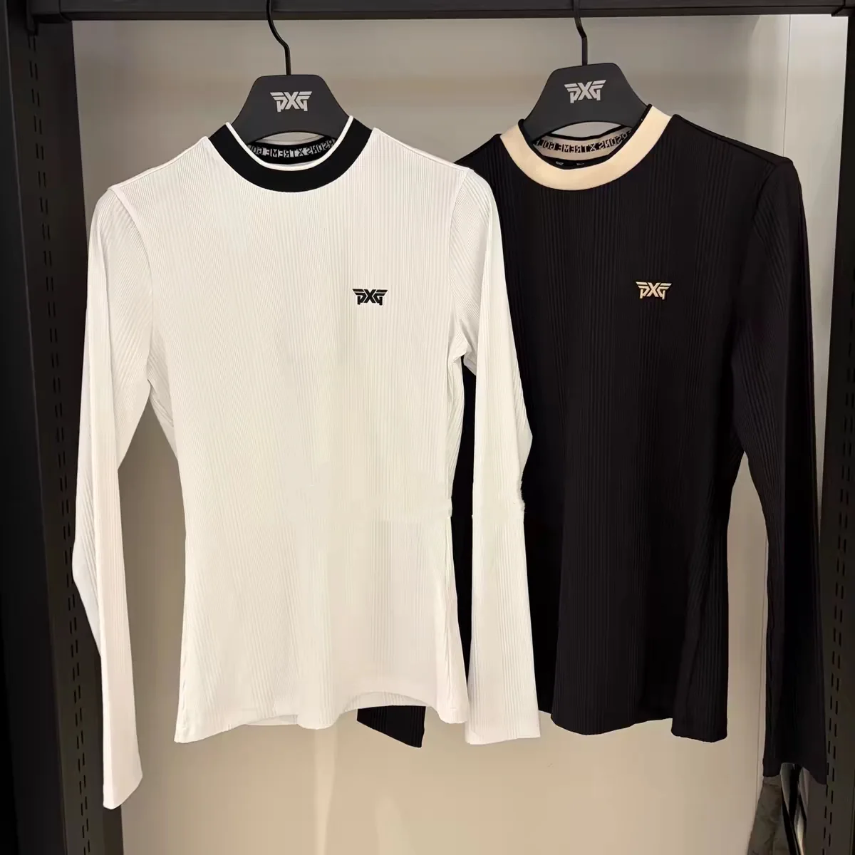 PXG 여성 라운드넥 긴소매 니트 골프웨어 153140