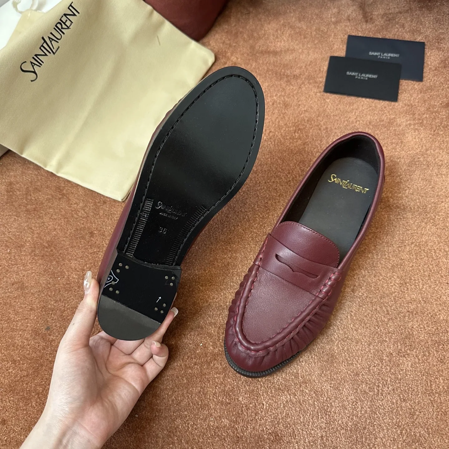 생로랑 YSL 장어가죽 뮬 상세 이미지 7