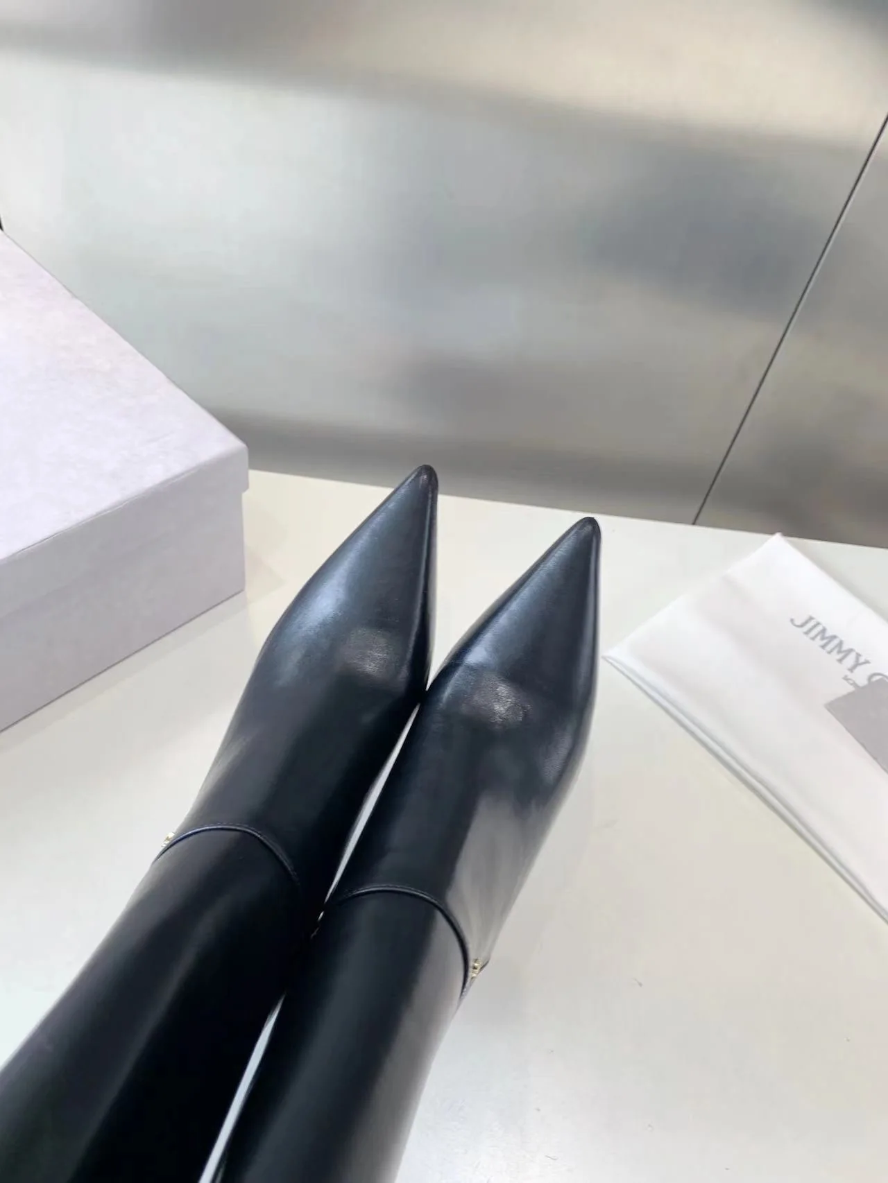 지미추 뾰족코 하이힐 부츠 8039 상세 이미지 4