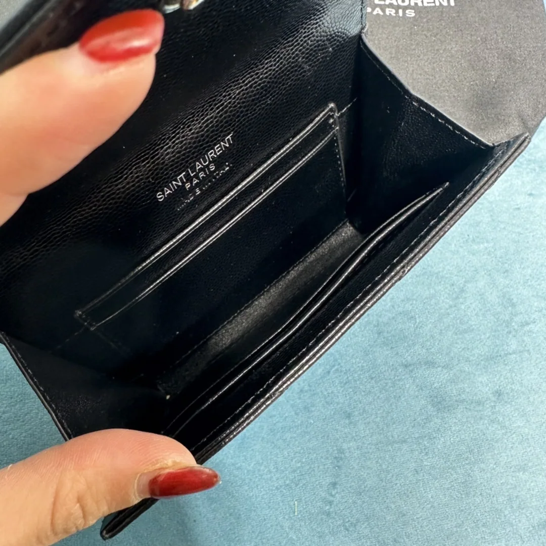 생로랑 캐비어 가죽 YSL 로고 지갑 상세 이미지 7