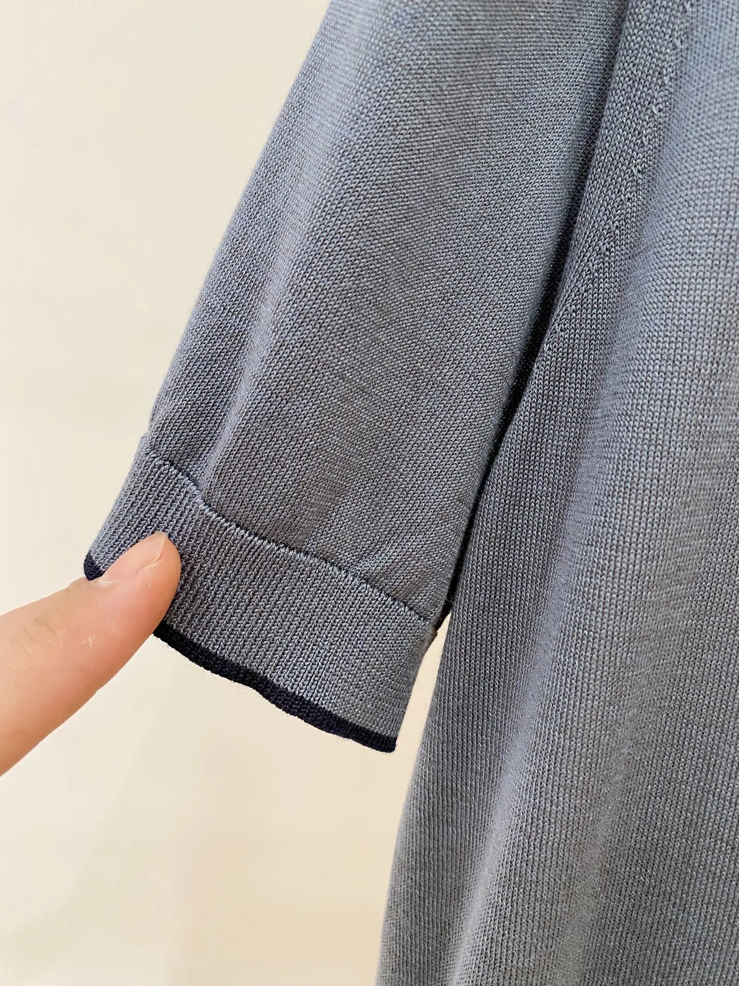 로로피아나 남성 린넨 혼방 반팔 티셔츠 상세 이미지 7