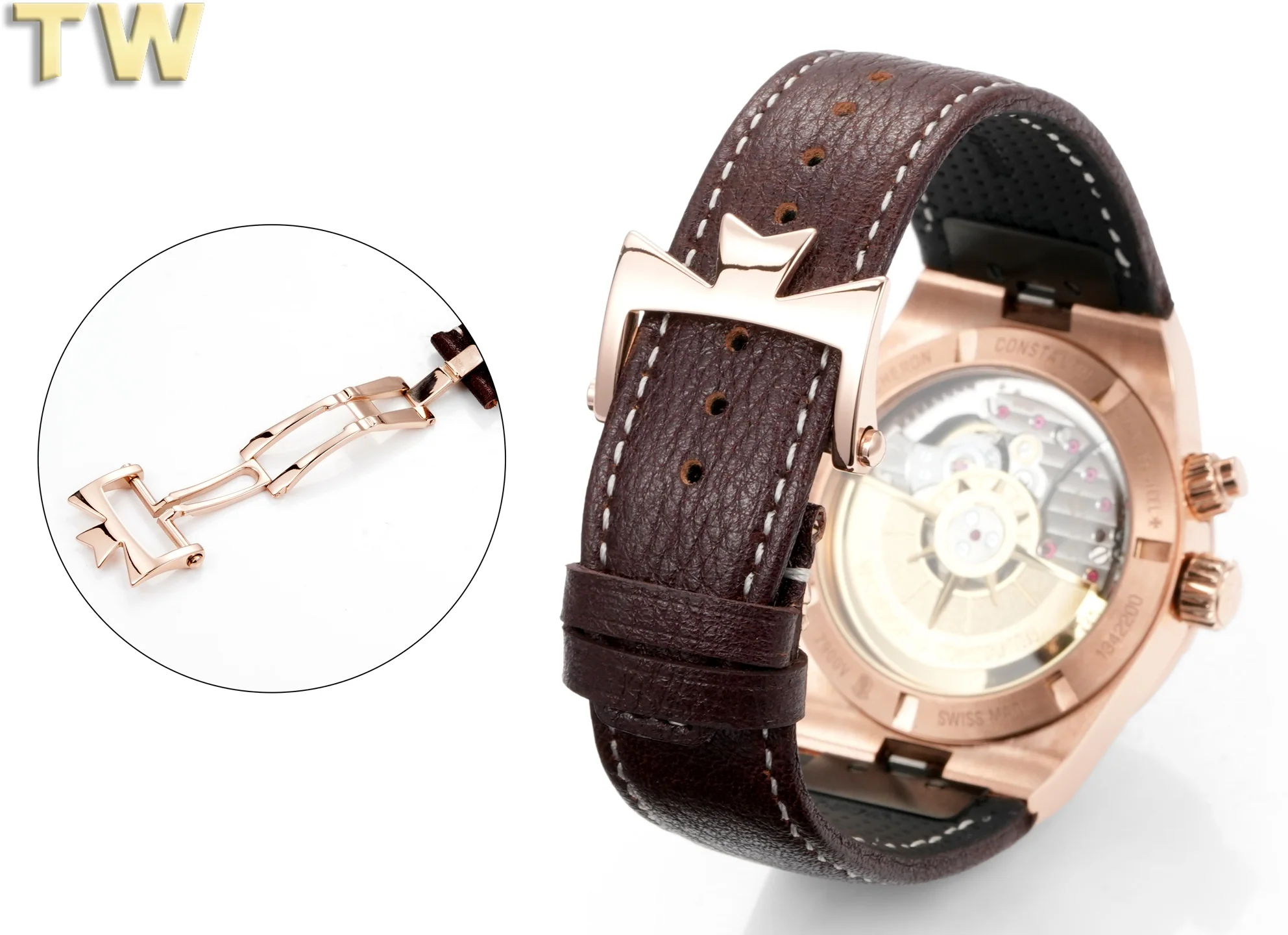바쉐론콘스탄틴 바쉐론 콘스탄틴 오버시즈 스틸 자동 5110 DT 레플리카 43634 Vacheron Constantin 상세 이미지 8