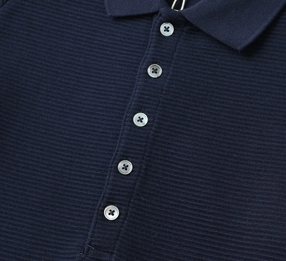톰브라운 워터 리플 남성 반팔 폴로셔츠 상세 이미지 2
