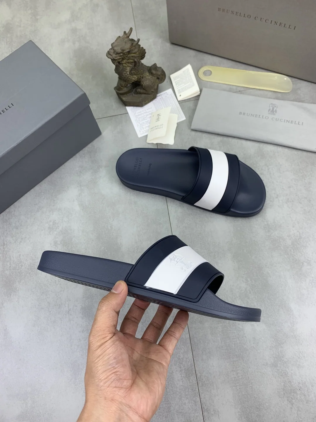 브루넬로쿠치넬리 남성 캐주얼 슬리퍼 상세 이미지 6