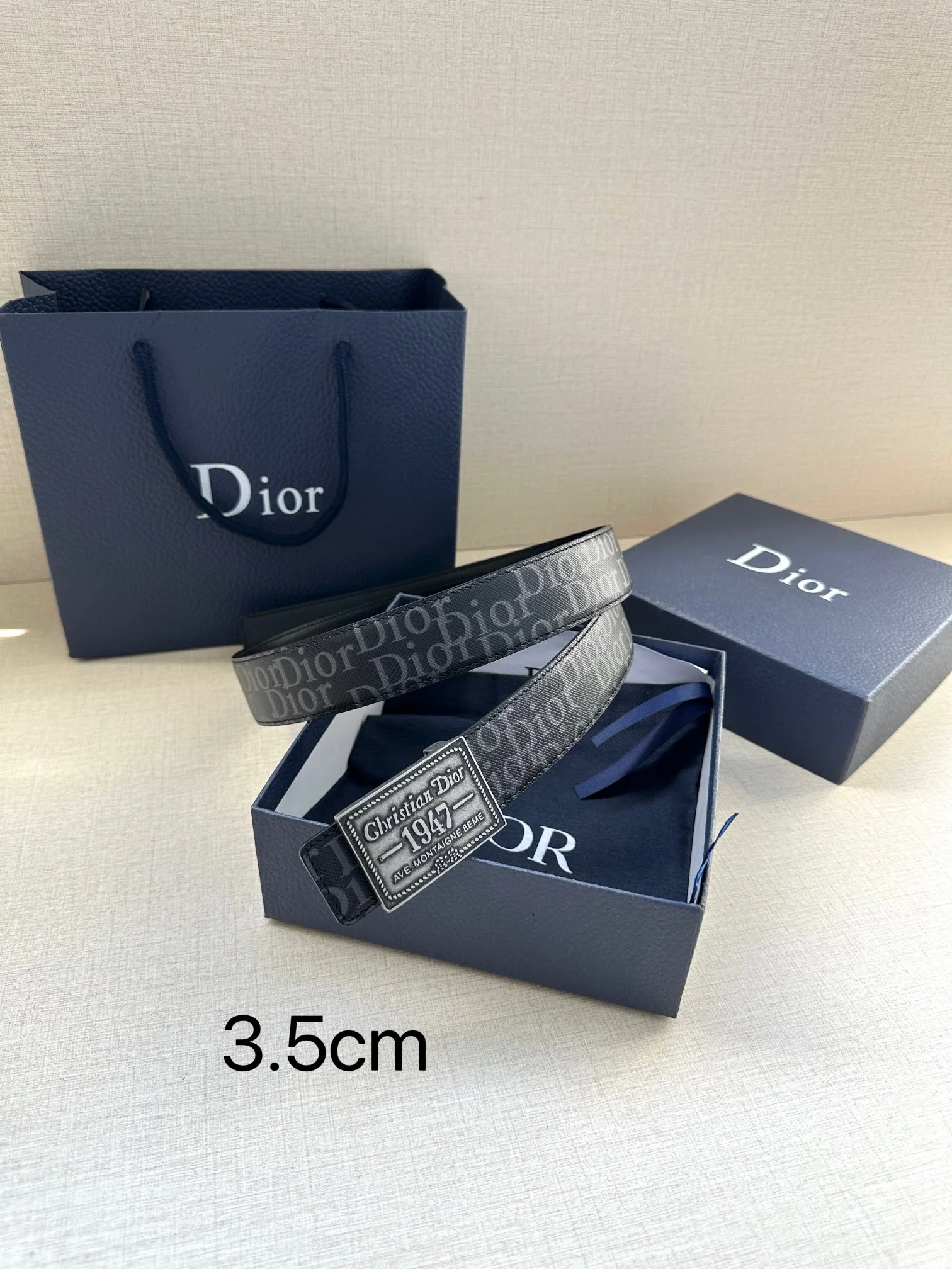 디올 CD 아이콘 로고 버클 벨트 상세 이미지 7