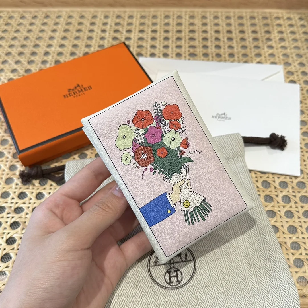 에르메스 칼비 듀오 염소가죽 반지갑 상세 이미지 2