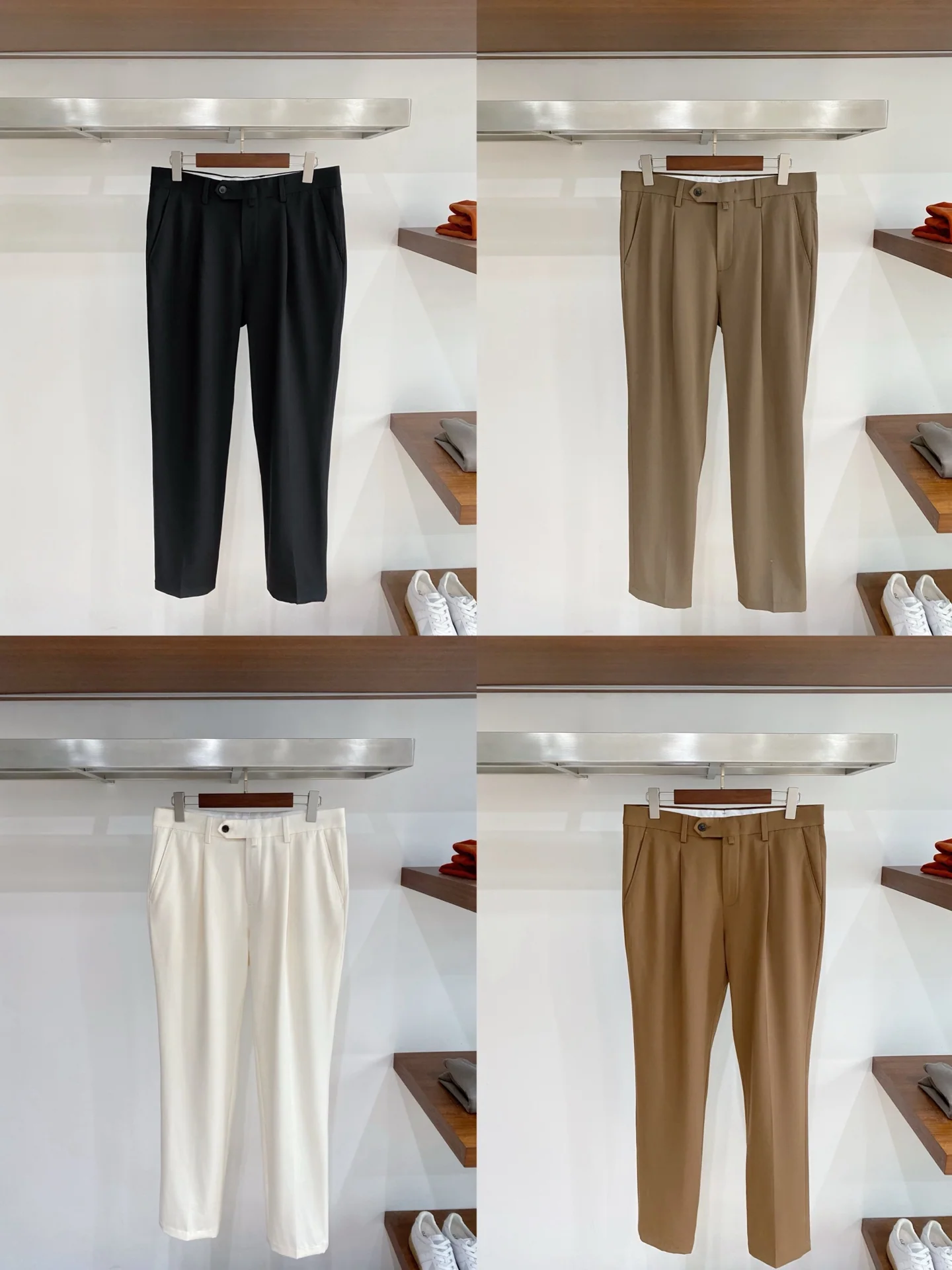 로로피아나 울 혼방 남성 바지 상세 이미지 9