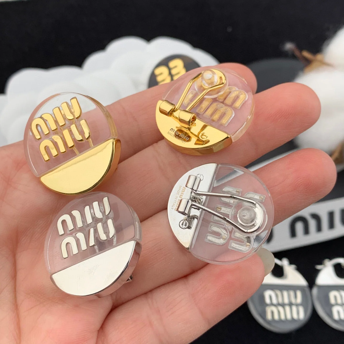 미우미우 귀걸이 61168 Miu Miu Earrings 상세 이미지 7