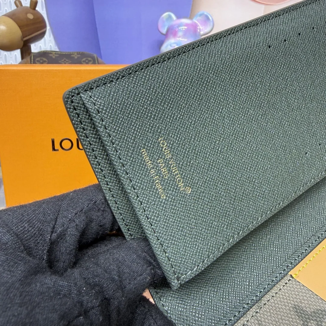 루이비통 그린 브라자 모노그램 코팅 캔버스 지갑 상세 이미지 7