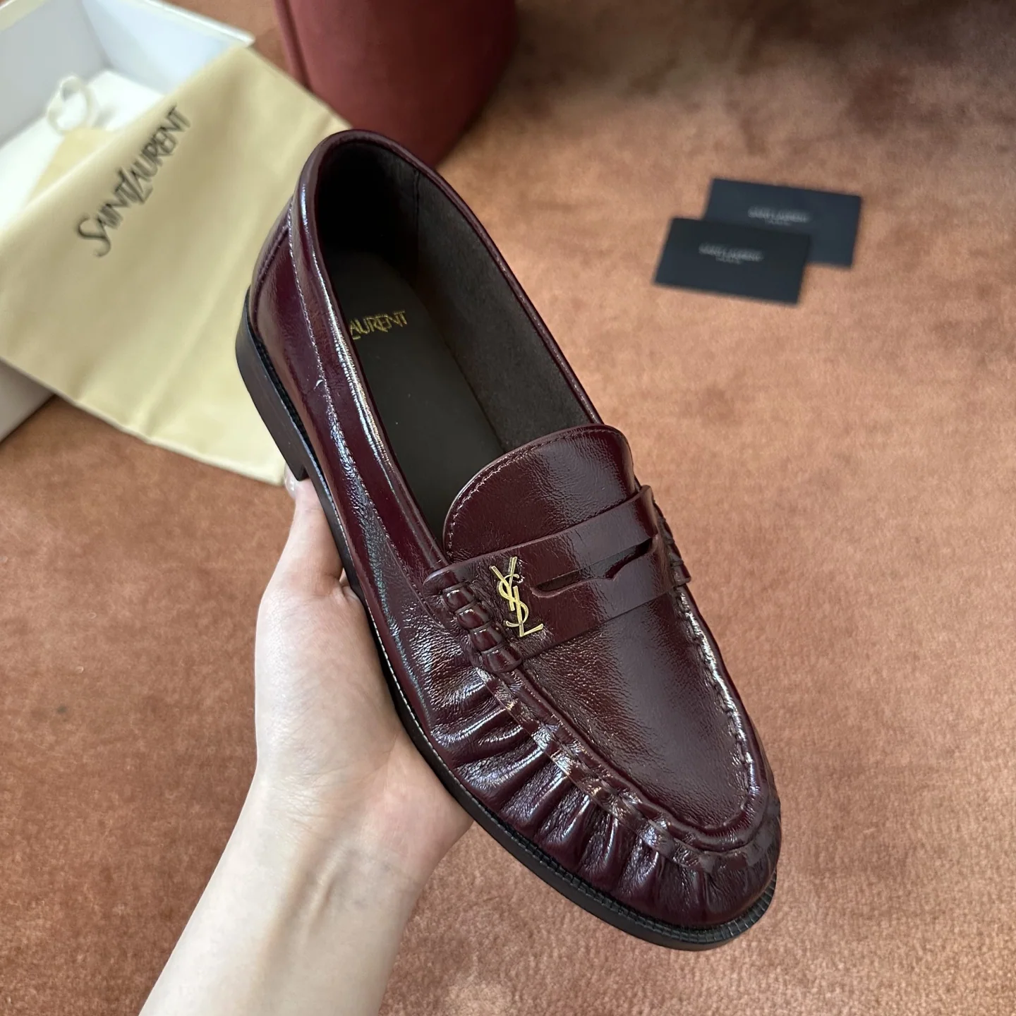 생로랑 YSL 뮬 앞코 덮인 로퍼 상세 이미지 4