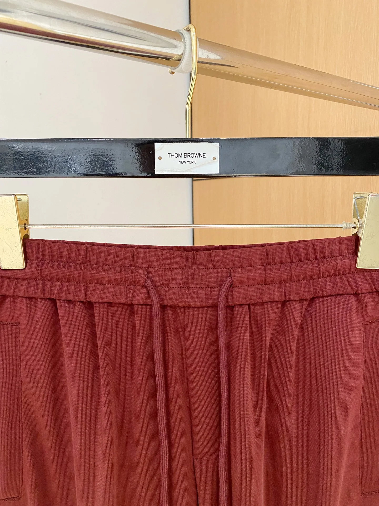 브루넬로쿠치넬리 에어리 라이스 그레인 체크 남성 바지 상세 이미지 3