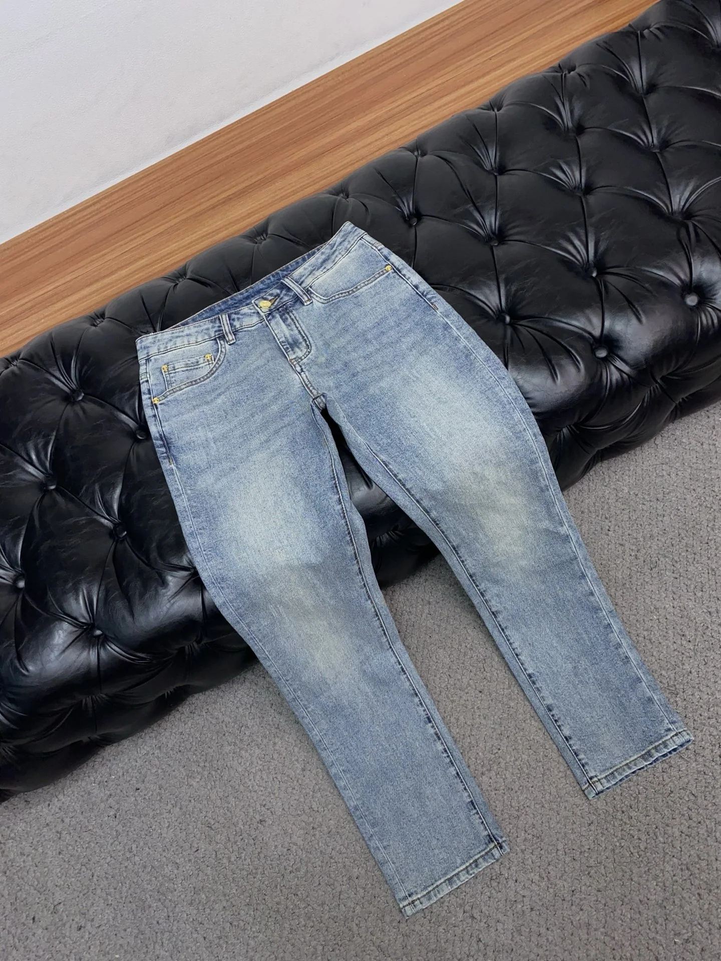 펜디 하드웨어 커스텀 데님 청바지 상세 이미지 6