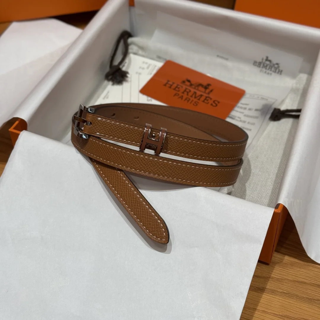 에르메스 H 벨트 15mm 양면 가죽 벨트 176615