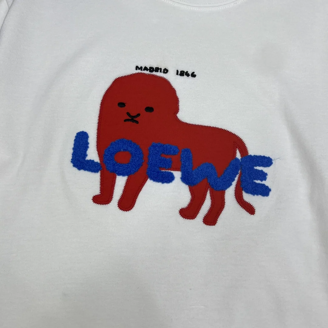 로에베 여성 크루넥 반팔 티셔츠 상세 이미지 7