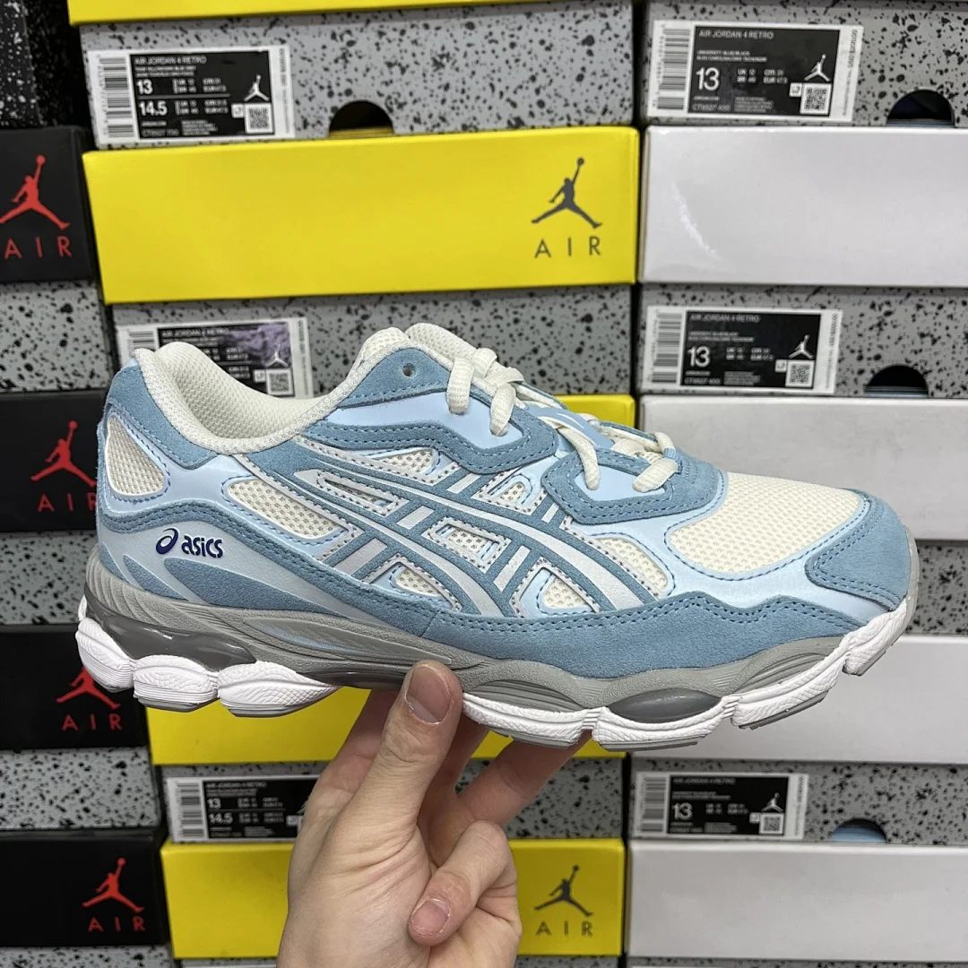 아식스 [ZC] 젤 NYC 1203A383-107 200327 Asics Gel-NYC Cream Arctic Sky 상세 이미지 6
