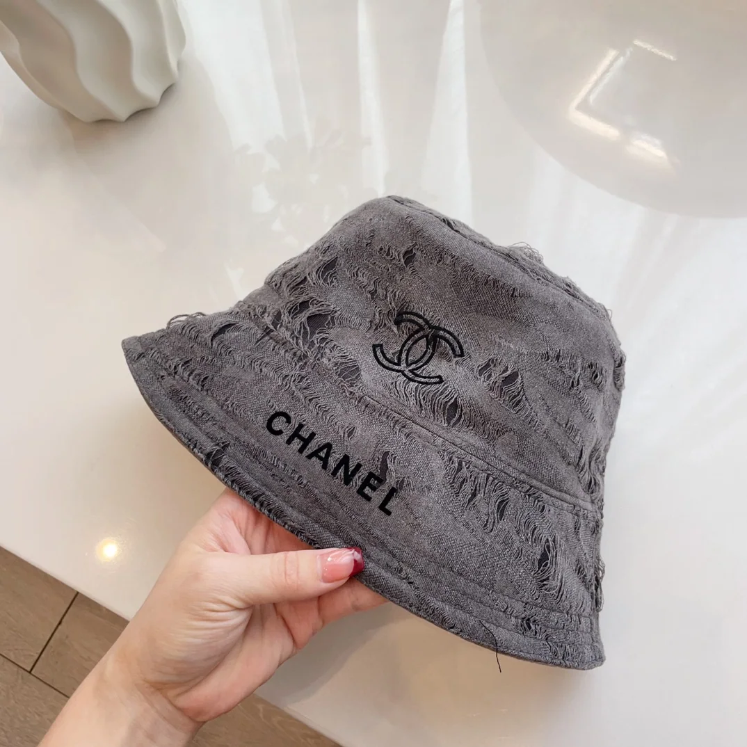 샤넬 데미지 가공 버킷 햇 상세 이미지 8