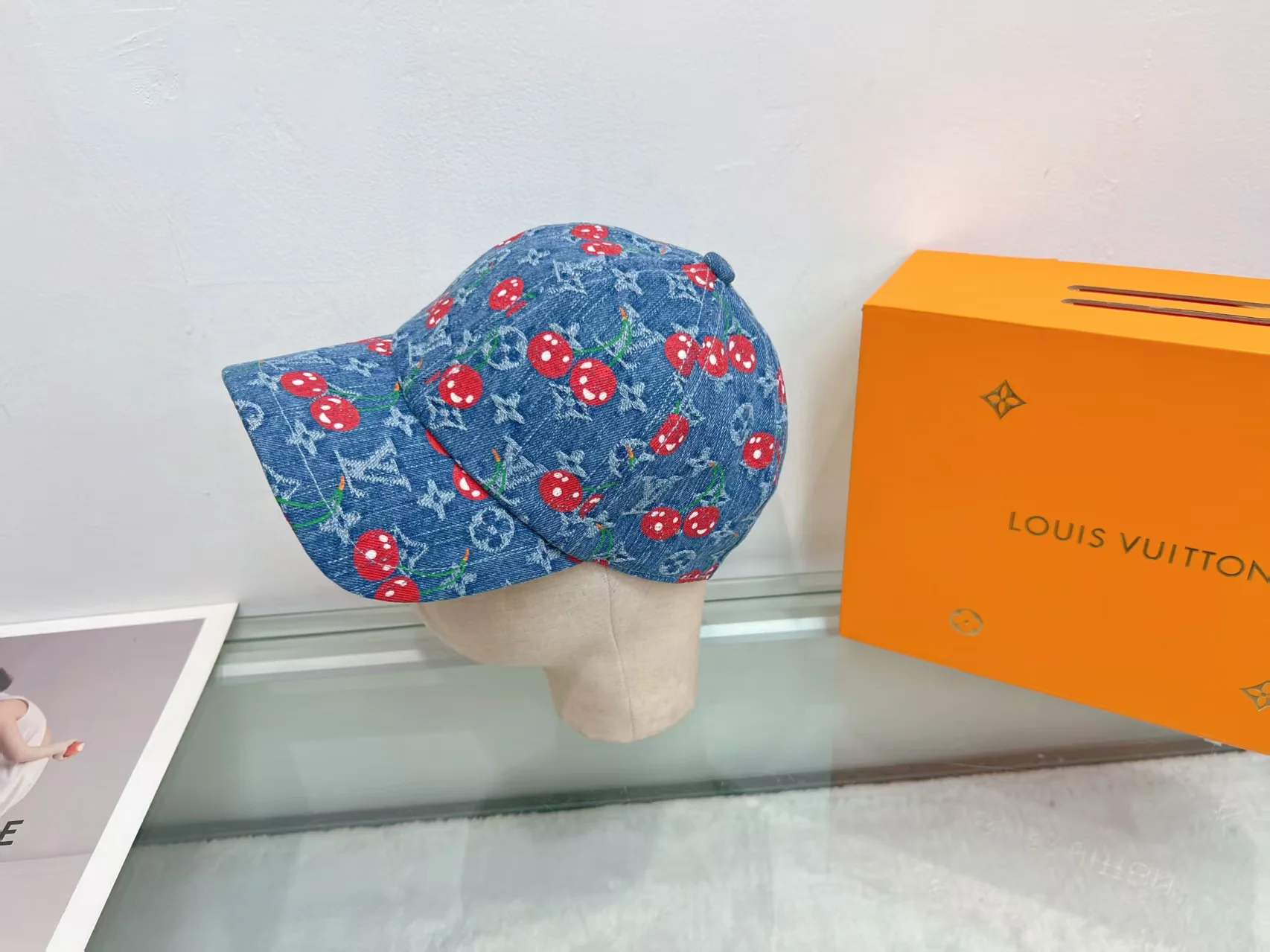 루이비통 데님 야구모자 상세 이미지 4
