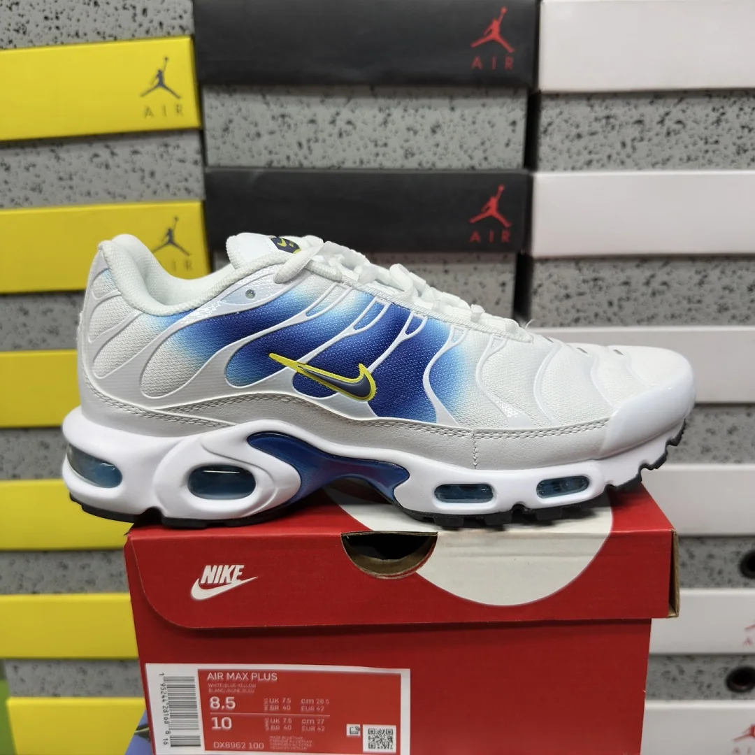 나이키 [BD] 에어 맥스 플러스 DX8962-100 201922 Nike Air Max Plus Spray Paint Swoosh White