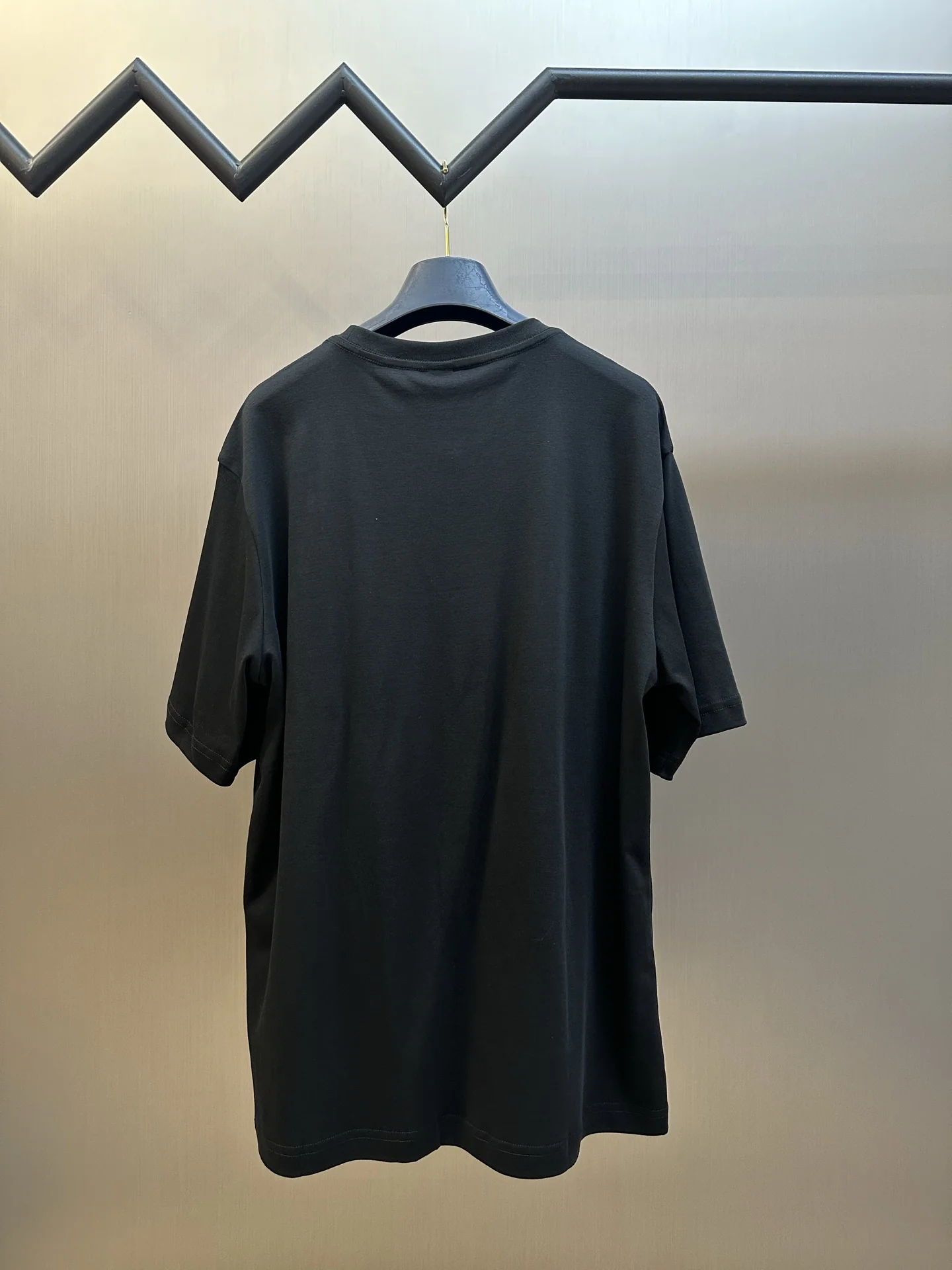 벨루티 가죽 라벨 코튼 남성 반팔 티셔츠 상세 이미지 4