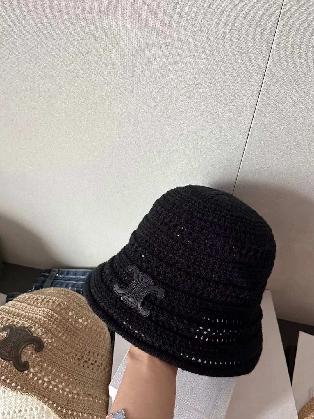 셀린느 시스루 메시 피셔맨 햇 상세 이미지 7