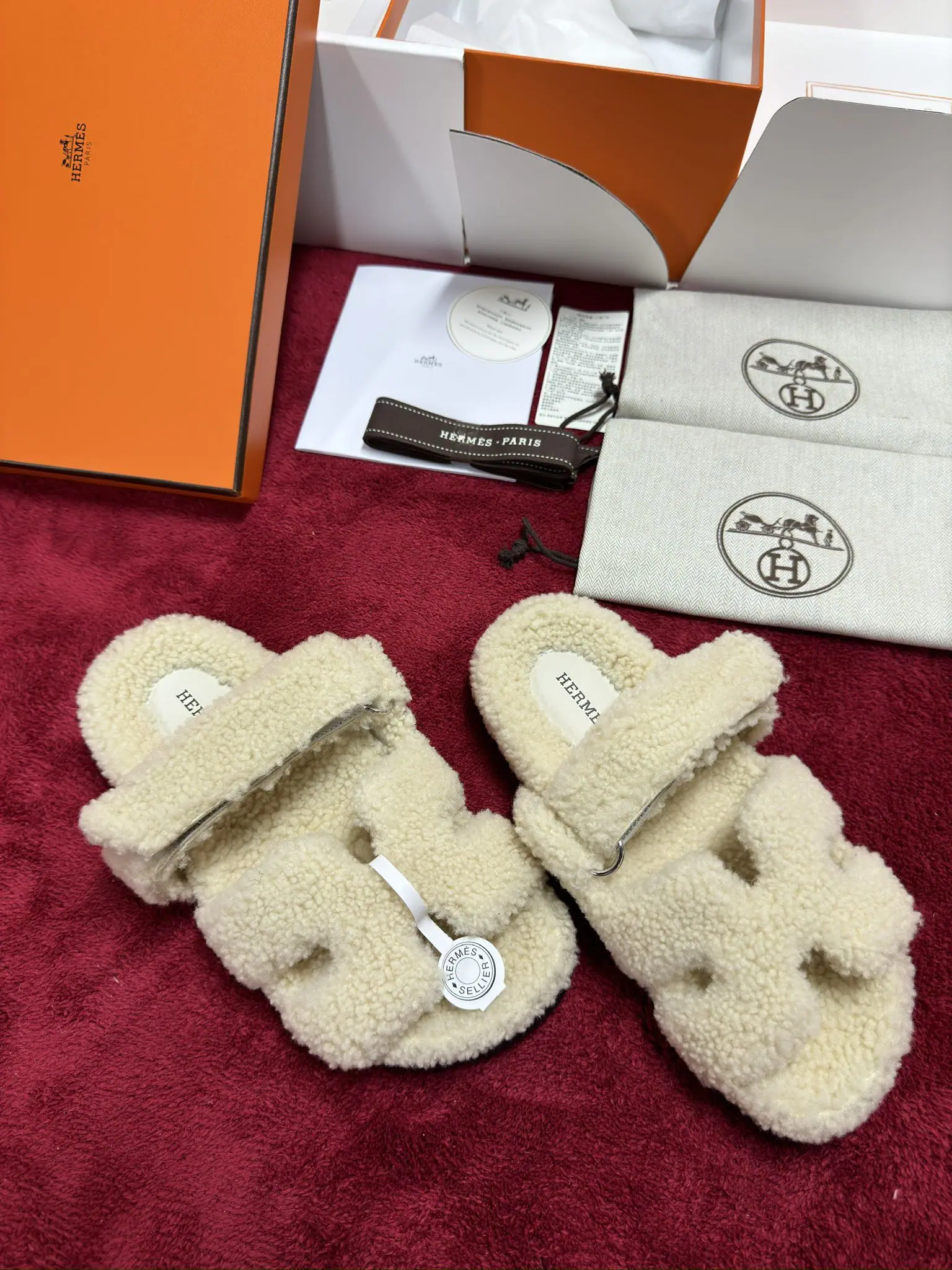 에르메스 모피 슬리퍼 상세 이미지 3
