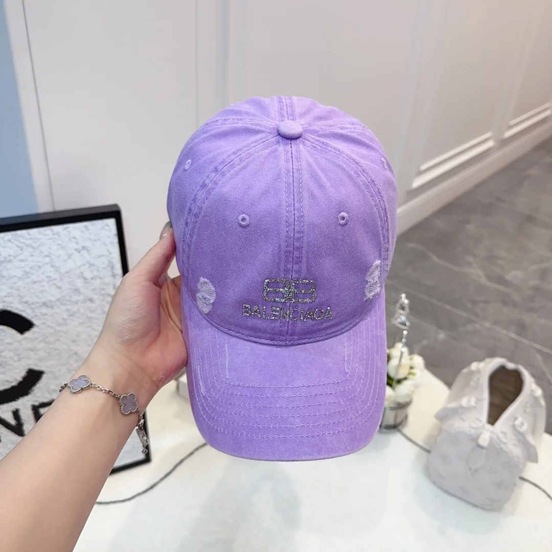 발렌시아가 워시 가공 데미지 야구모자 상세 이미지 3