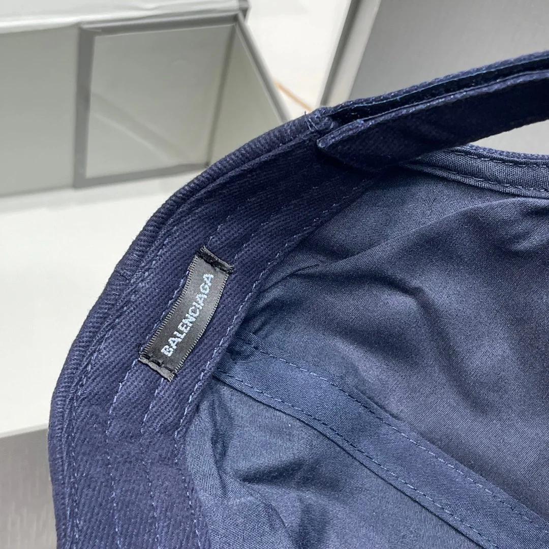 발렌시아가 더블 링 자수 베이스볼 모자 상세 이미지 9