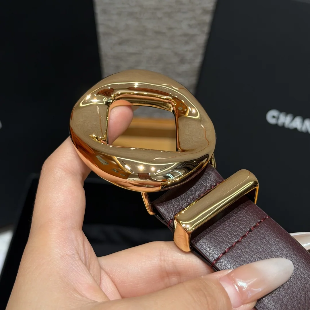 샤넬 레더 벨트 30mm 상세 이미지 5