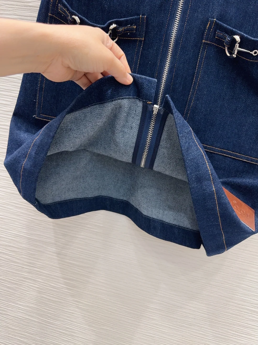 구찌 여성 데님 원피스 상세 이미지 8