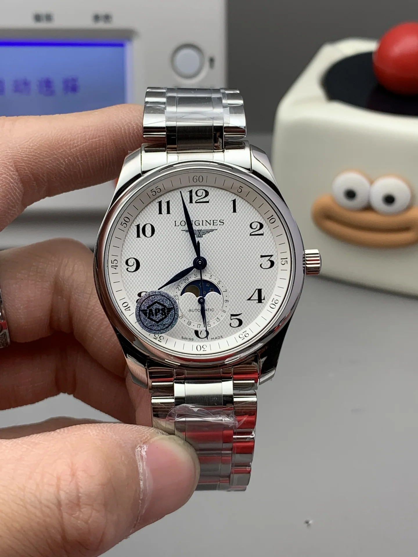 론진 4 핸즈 문페이즈 2892 APS공장 시계 레플리카 44487 Longines