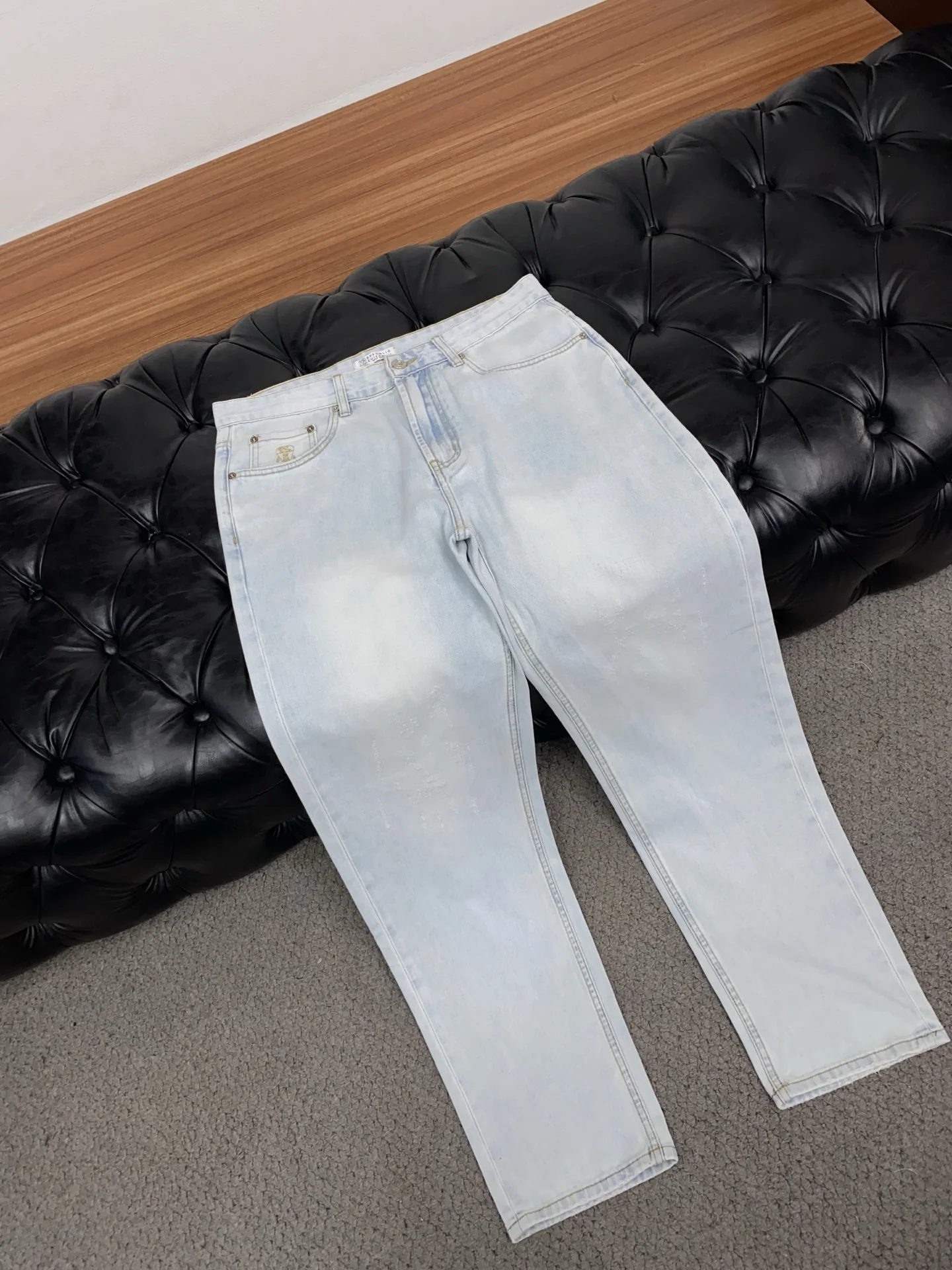브루넬로쿠치넬리 데님 스트레치 남성 바지 상세 이미지 6