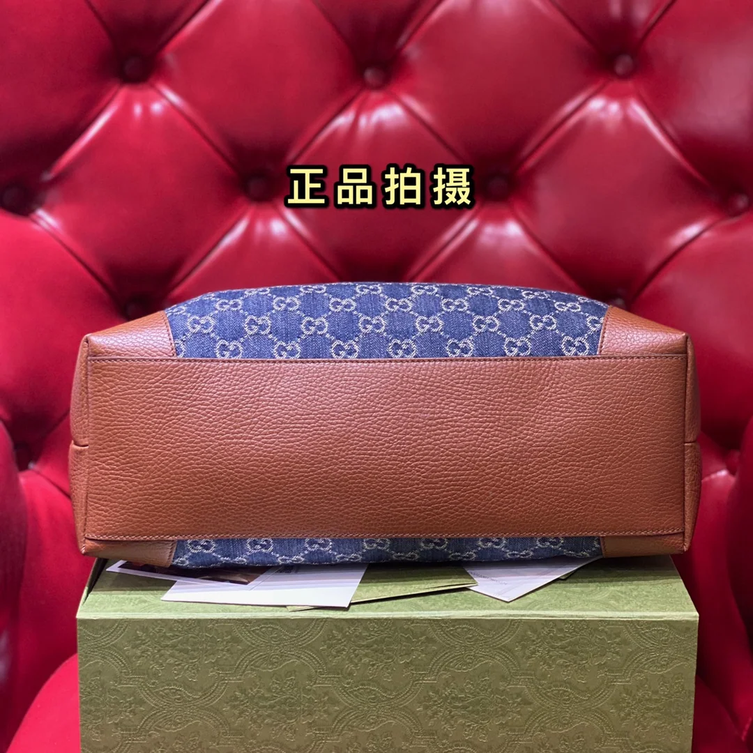 구찌 데님 쇼핑백 가방 631685 상세 이미지 6