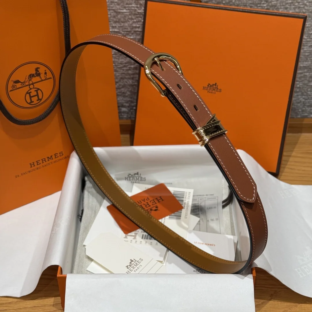 에르메스 스위프트 카프스킨 벨트 24mm 상세 이미지 4