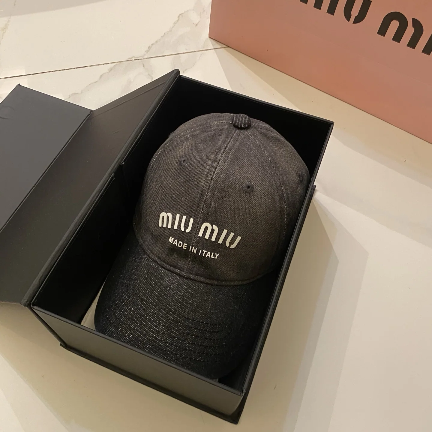 미우미우 모자 80740 Miu Miu Cap 상세 이미지 8