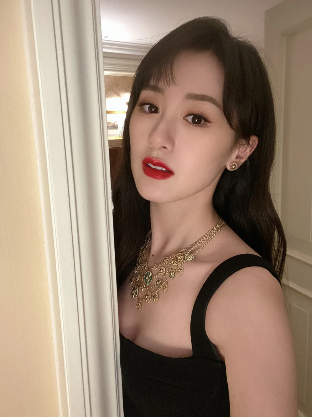 디올 로즈 데 방 다이아몬드 목걸이 상세 이미지 6