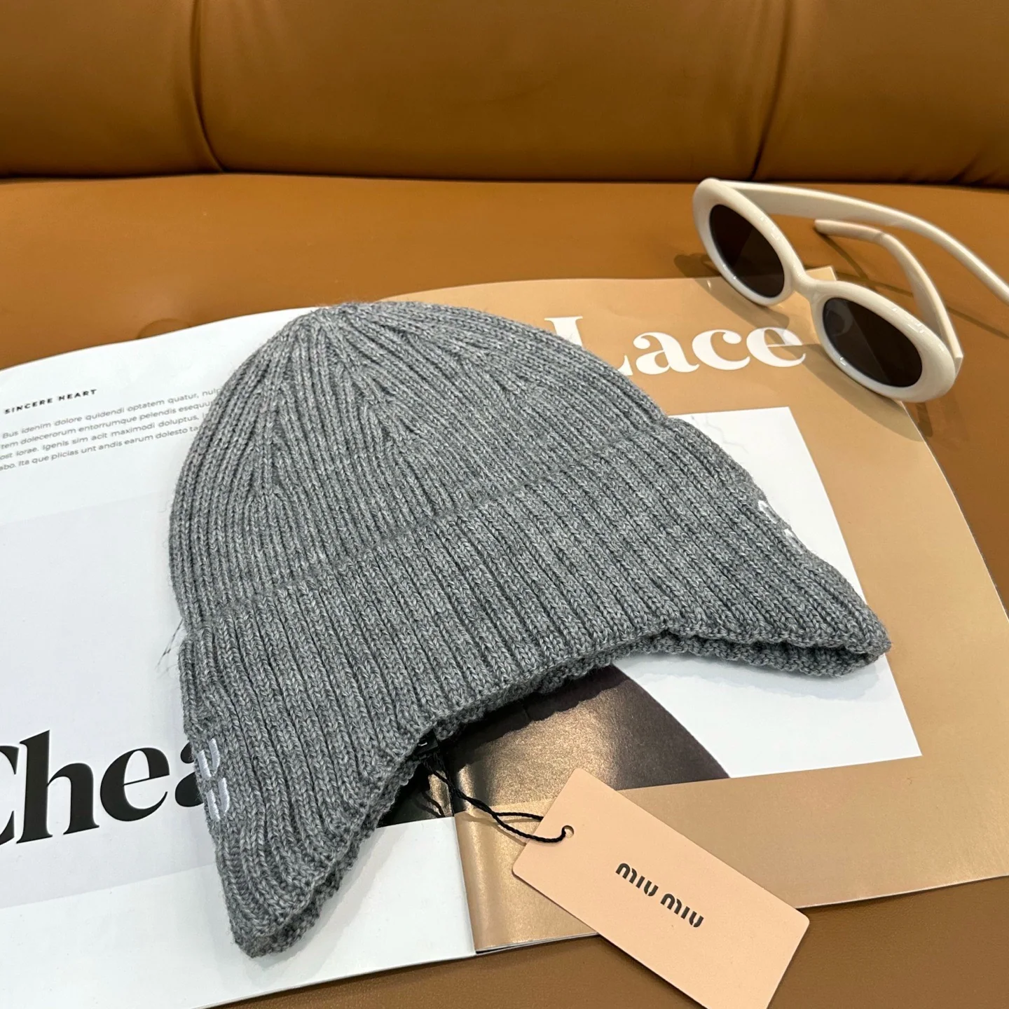 미우미우 모자 81416 Miu Miu Cap 상세 이미지 5