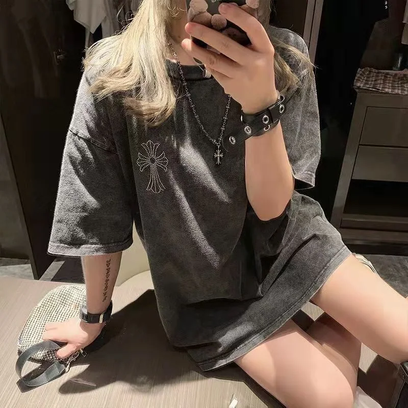 크롬하츠 스톤 인레이 크로스 목걸이 상세 이미지 7