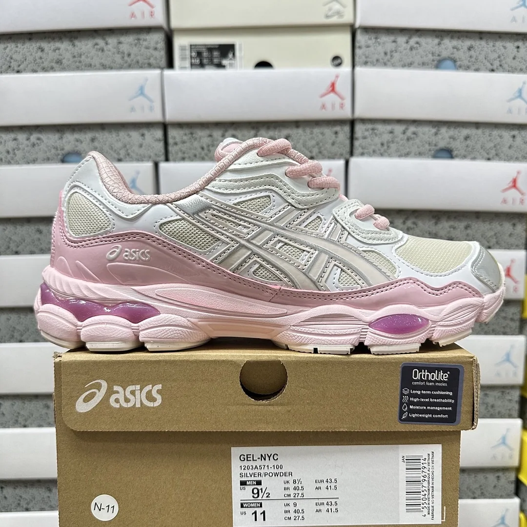 아식스 [WZ] 젤 NYC 1203A571-100 200392 Asics Gel-NYC Kicki Yang Zhang Pink Cream