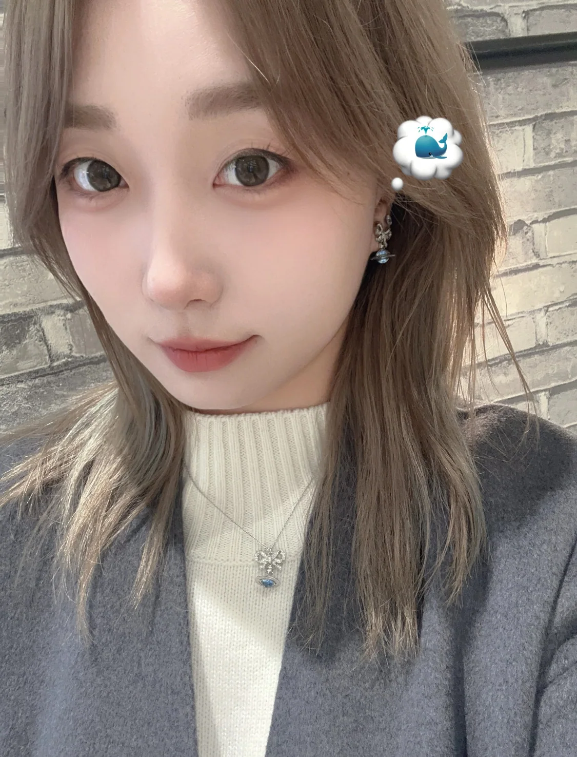 비비안웨스트우드 실버 리본 블루 오브 새턴 귀걸이 상세 이미지 9