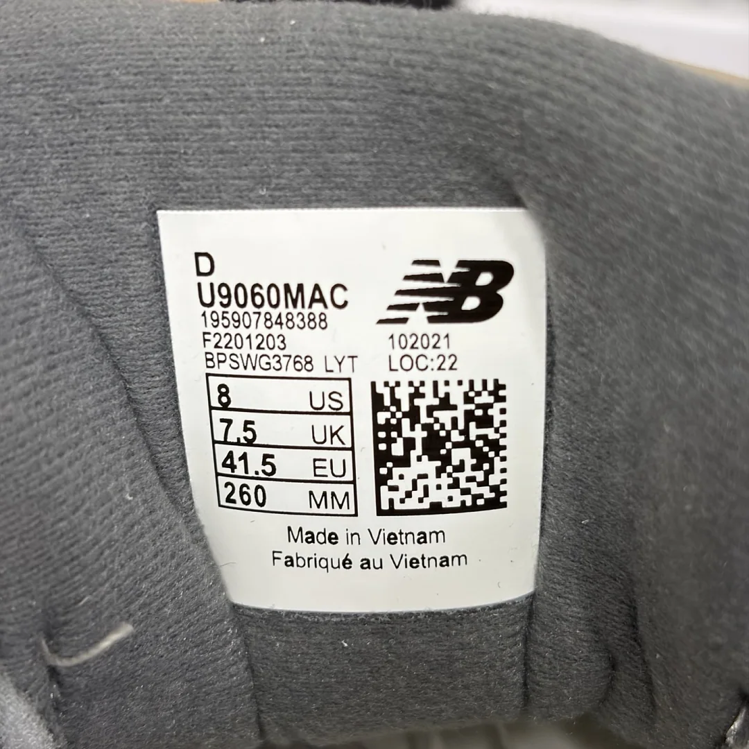 뉴발란스 [C] 9060 그레이 U9060MAC 202080 New Balance 9060 상세 이미지 8