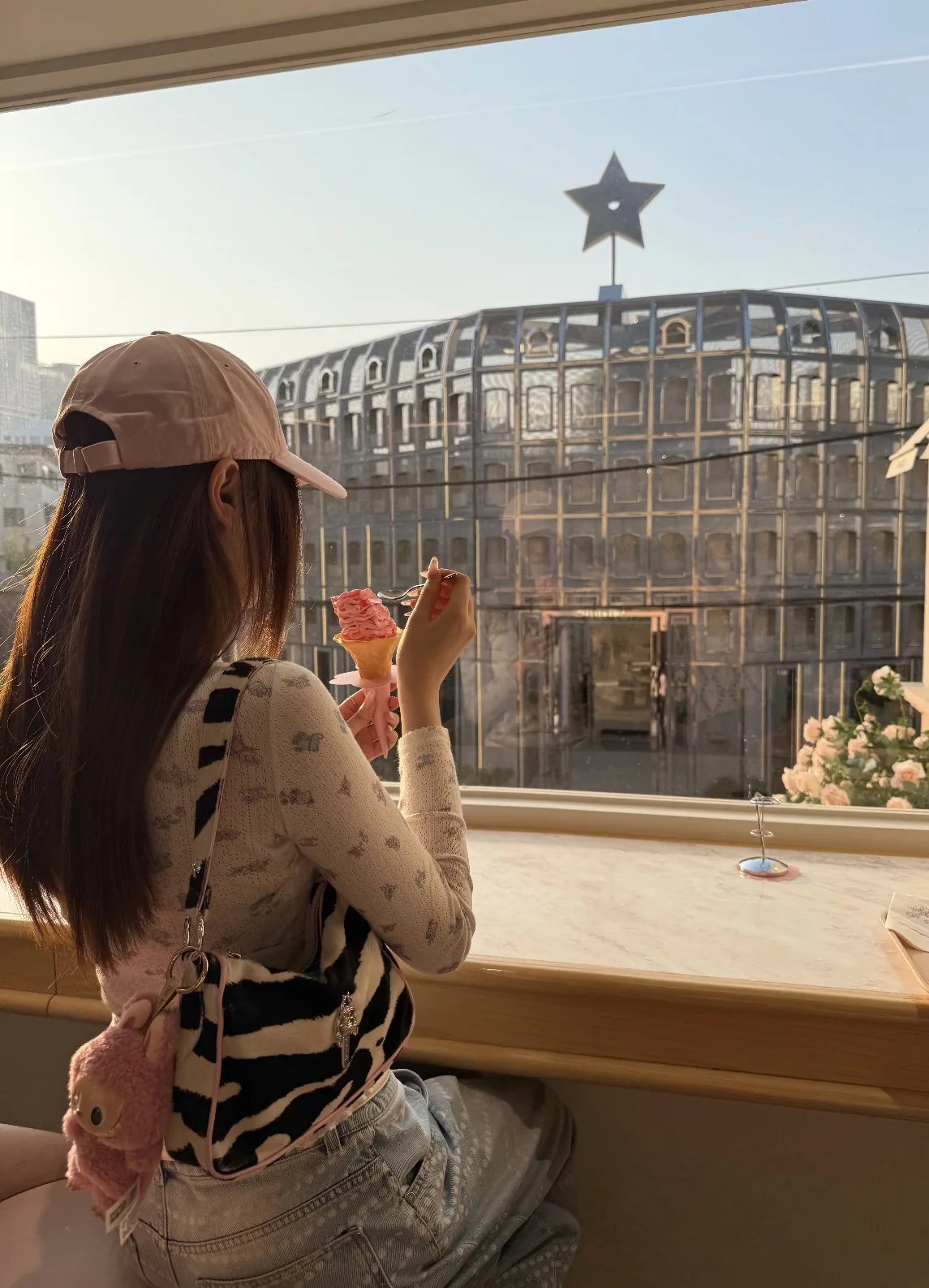 크롬하츠 핑크 제브라 패턴 말털 가방 상세 이미지 8