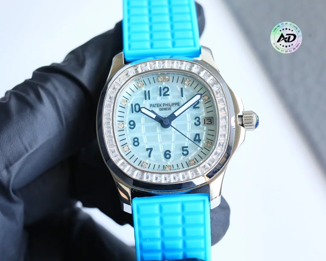파텍필립 아쿠아넛 다이아 자동 그레이 다이얼 스틸 여성용 레플리카 44100 Patek Philippe 상세 이미지 2